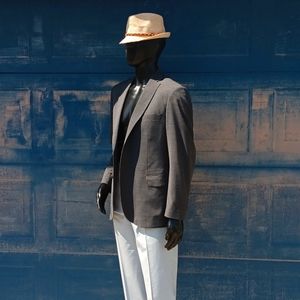 CARLOS NIETO MEN'S TRAVEL COLLECTION (2) BUTTON LUXURY BLAZER W/CUSTOM INTERIOR